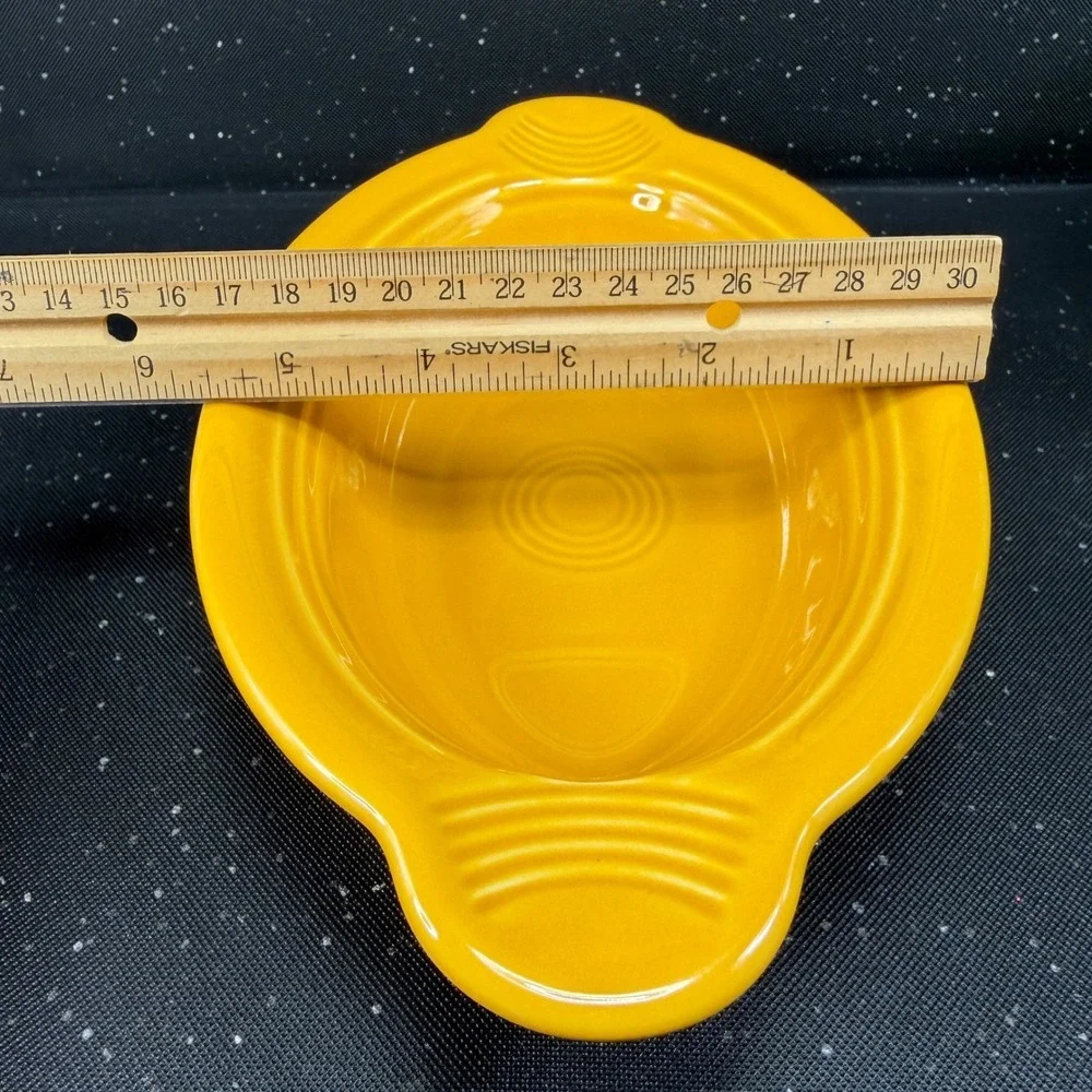 Fiesta Marigold Individual Oval Casserole Dish 9 Inch 587333 Yellow Ceramic MCM